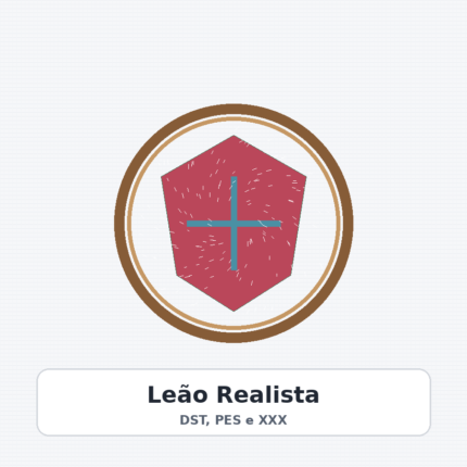 Matriz de Bordado Leão Realista