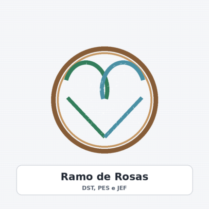 Matriz de Bordado Ramo de Rosas