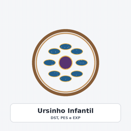 Matriz de Bordado Ursinho Infantil